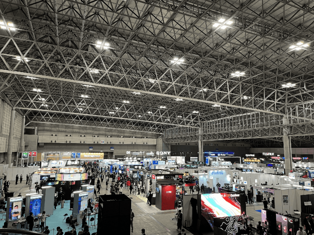 Inter BEE2024会場のホールB（弊社のCloud TVブースはここ！）